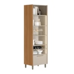 Cristaleira Adega 2 Portas De Vidro Palas 70cm