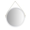Espelho de Parede Chandler C/ Corda 50 cm - Branco