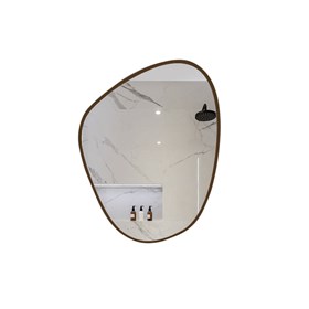 Espelho Orgânico Arya 110cm Com Moldura