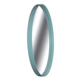 Espelho Redondo Lagel 60cm Moldura em MDF Pintado Laca Fosco