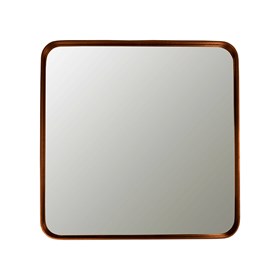 Espelho Winchester Quadrado em Moldura Metalizada - Aço Corten