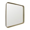 Espelho Winchester Quadrado em Moldura Metalizada - Gold