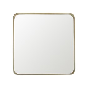 Espelho Winchester Quadrado em Moldura Metalizada - Gold