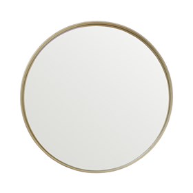 Espelho Winchester Redondo em Moldura Metalizada - Gold