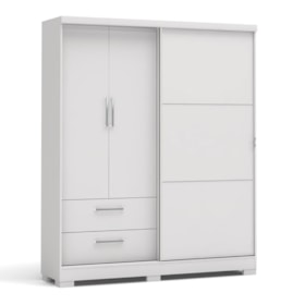 Guarda Roupa Kinberg C/3 Portas - Branco