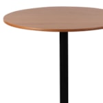 Mesa Bistrô Orb Em Aço Carbono
