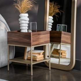 Mesa De Cabeceira Berwald Com Gaveta