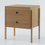 Mesa De Cabeceira Licena 2 Gavetas Dual/Dual/Tauari - Outlet