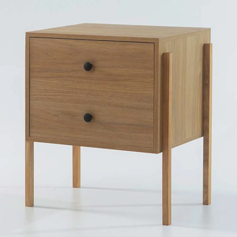 Mesa De Cabeceira Licena 2 Gavetas Dual/Dual/Tauari - Outlet