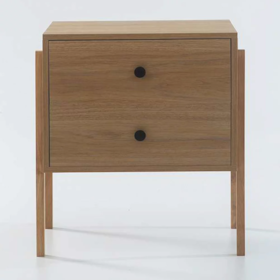 Mesa De Cabeceira Licena 2 Gavetas Dual/Dual/Tauari - Outlet