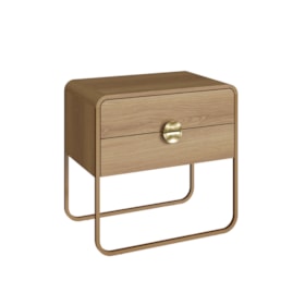 Mesa De Cabeceira Luna 2 Gavetas