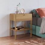 Mesa De Cabeceira Oslo Light 1 Gaveta