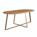 Mesa De Centro Estocolmo Oval 90cm