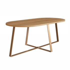 Mesa De Centro Estocolmo Oval 90cm