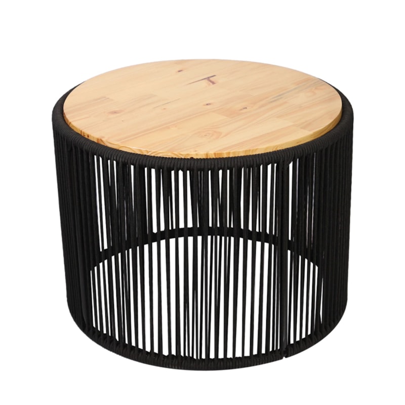 Mesa De Centro Itabaiana Em Corda Náutica
