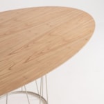 Mesa De Jantar Dinsdale Com Tampo Laminado Oval 220cm