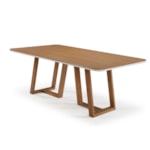 Mesa de Jantar Foster C/ Tampo em Madeira 200 cm