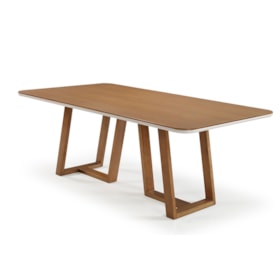 Mesa de Jantar Foster C/ Tampo em Madeira 200 cm