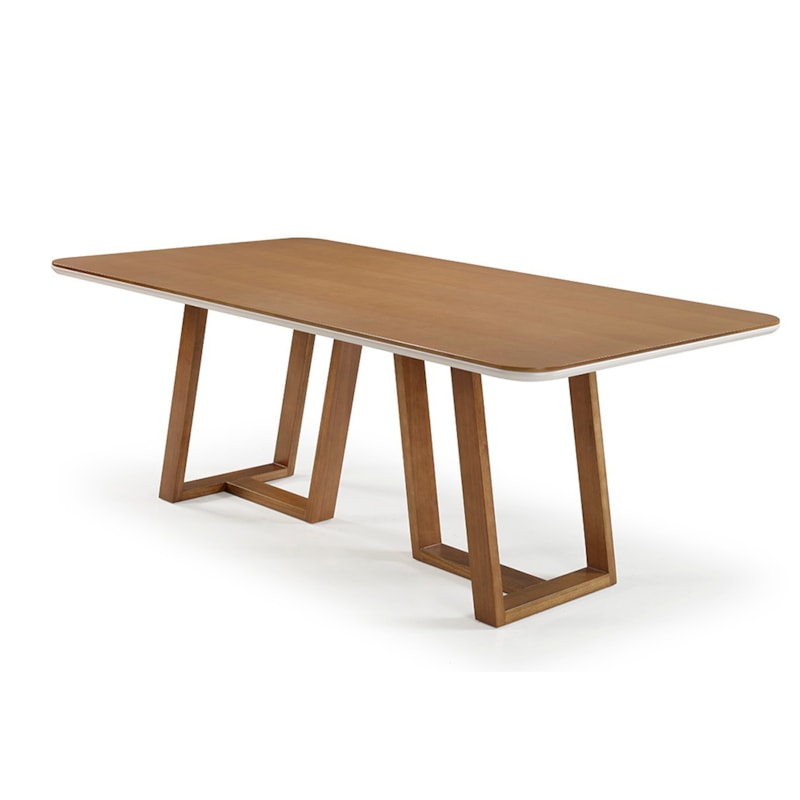 Mesa de Jantar Foster C/ Tampo em Madeira 200 cm