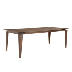 Mesa de Jantar Helena C/ Tampo Laminado Cinamomo e Pés Castanho