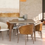 Mesa De Jantar Margot Com Tampo De Vidro