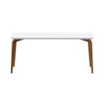 Mesa De Jantar Margot Com Tampo De Vidro