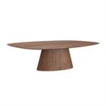 Mesa De Jantar Mother Oval Com Tampo Laminado