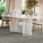 Mesa De Jantar Oval Dunnaval