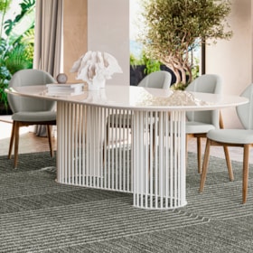 Mesa De Jantar Oval Dunnaval