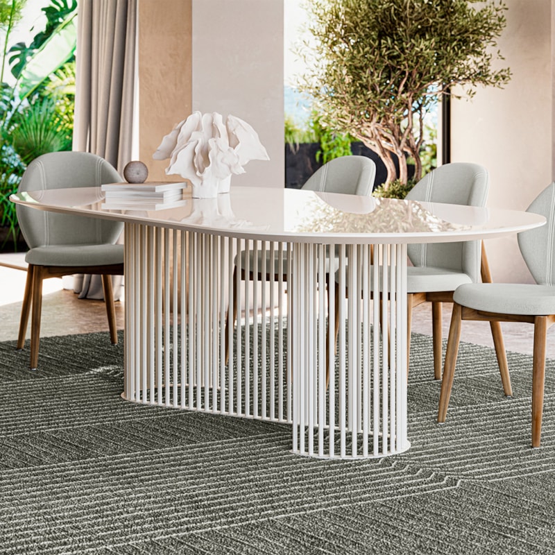 Mesa De Jantar Oval Dunnaval
