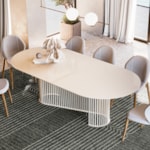Mesa De Jantar Oval Dunnaval
