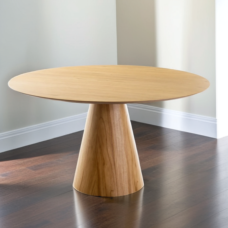 Mesa De Jantar Redonda Dallas Com Tampo Laminado