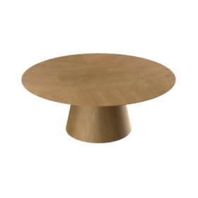Mesa De Jantar Redonda Guinever Em Madeira E Tampo Laminado
