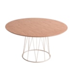 Mesa De Jantar Redonda Parcelle Com Tampo Laminado