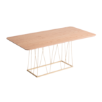 Mesa De Jantar Retangular Denver Com Tampo Laminado