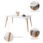 Mesa De Jantar Retangular Livorno
