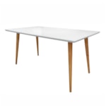 Mesa De Jantar Retangular Livorno Com Vidro