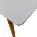 Mesa De Jantar Retangular Livorno Com Vidro
