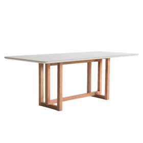 Mesa De Jantar Retangular Três Cantos Com Tampo De Vidro
