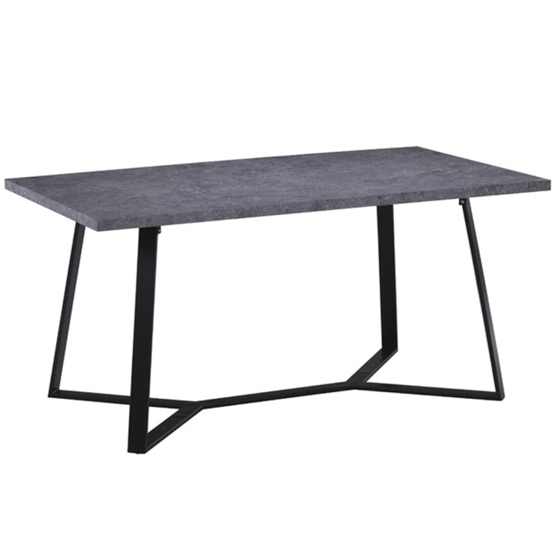 Mesa de Jantar Romã C/ Tampo em Madeira Laminada 160 cm