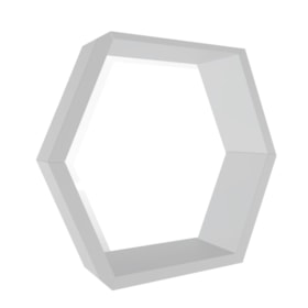 Nicho Melany em Formato de Hexágono - Branco