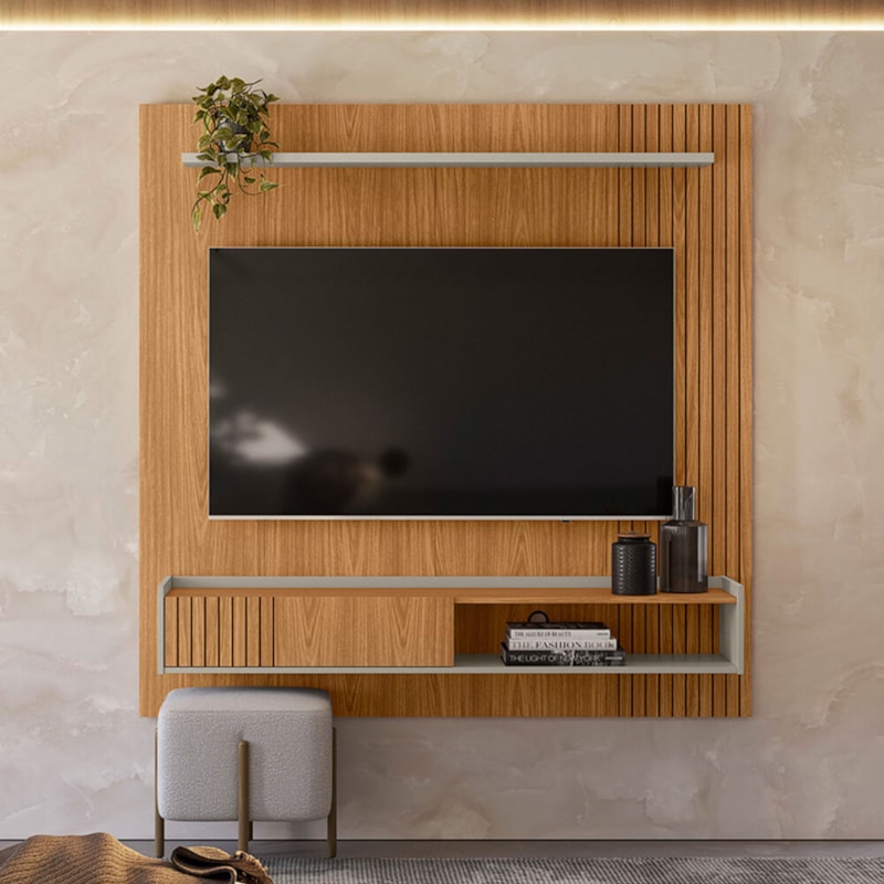 Painel Home Cajueiro Para TV Até 65 Polegadas