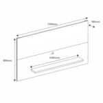 Painel Para TV Até 50 Polegadas Jersey 135cm