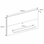 Painel Para TV Até 50 Polegadas Verezzo 158cm