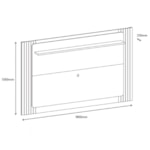 Painel Para TV Até 55 Polegadas Toulon 180cm