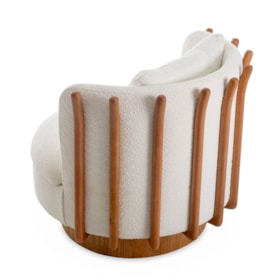 Poltrona Ripha Bouclé Off White