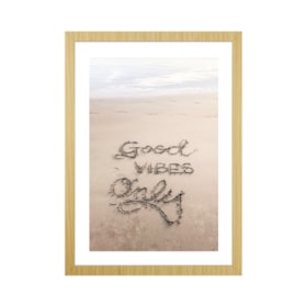Quadro Decorativo Good Vibes 50x70cm