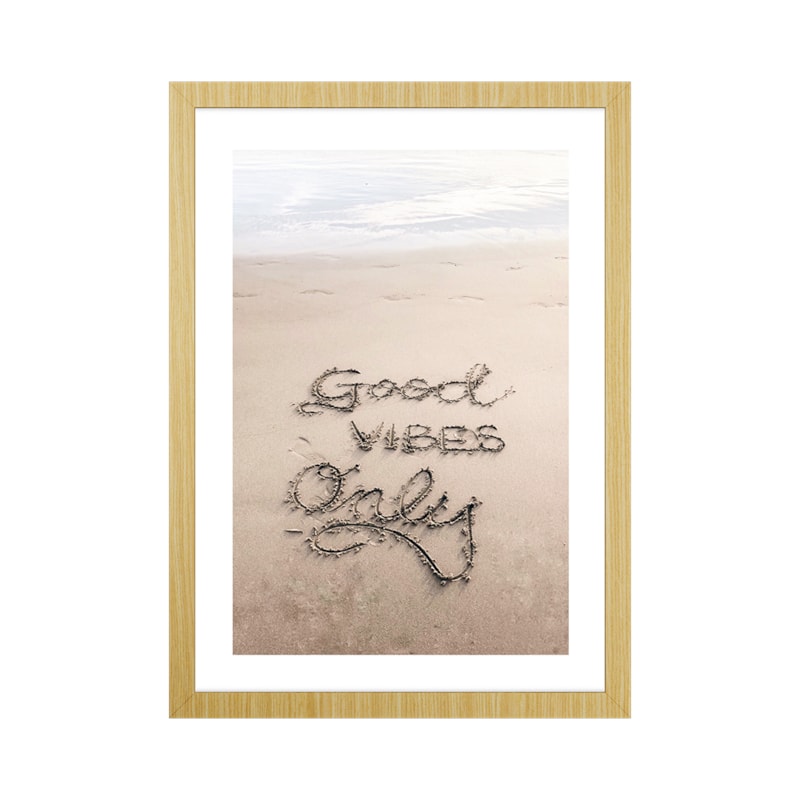 Quadro Decorativo Good Vibes 50x70cm