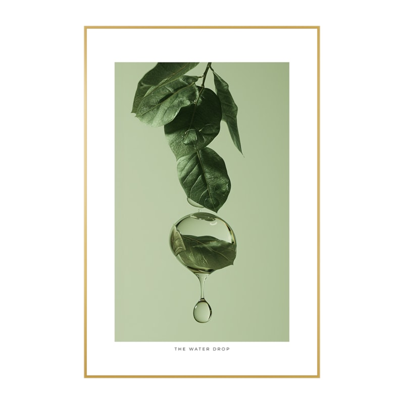 Quadro Decorativo Goutte d'eau 40x60cm