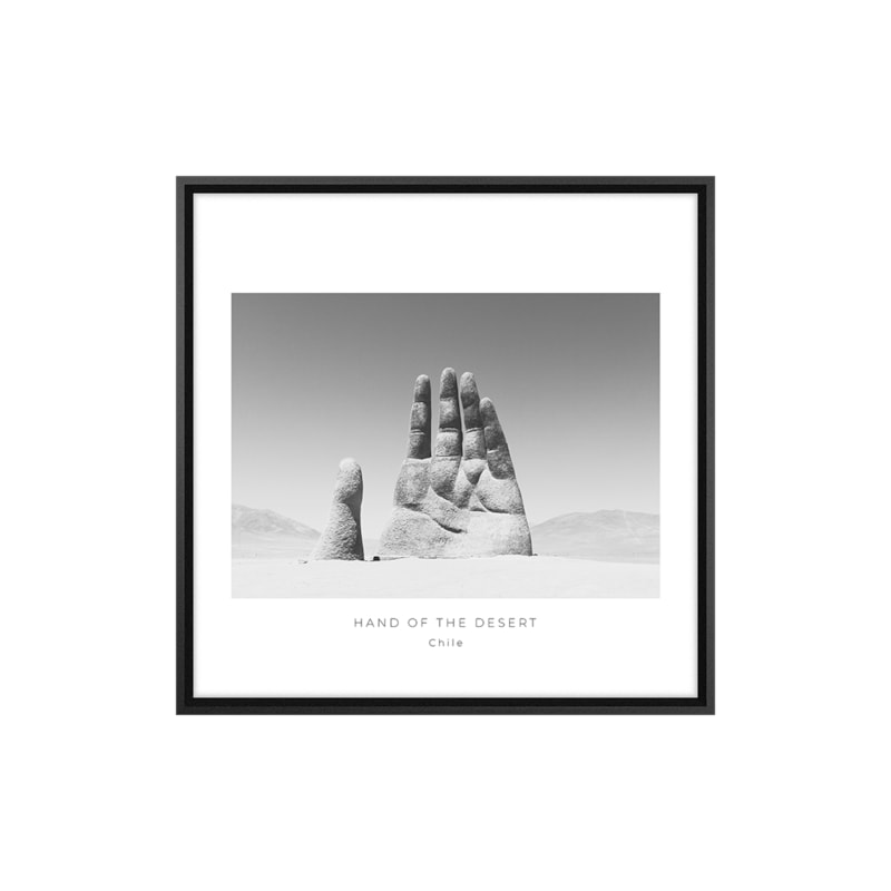 Quadro Decorativo Hand Of The Desert 60x60cm